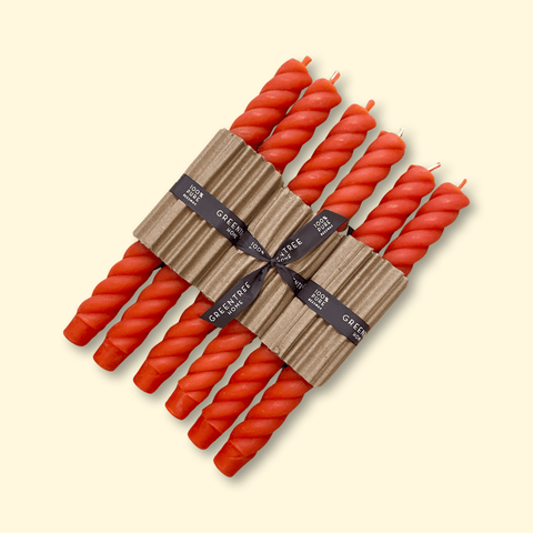 10" Rope Taper Candles - The WonderMart