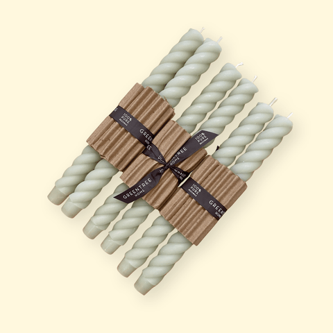 10" Rope Taper Candles - The WonderMart