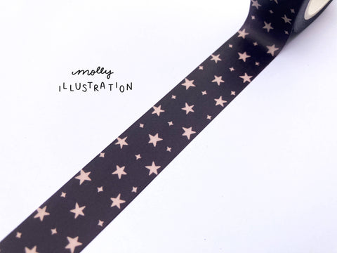 Neutral Stars Decorative Washi Tape