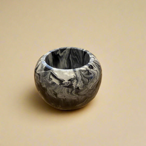 Resin Globe Catch-All, Black