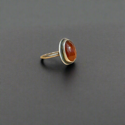 Garnet Statement Ring