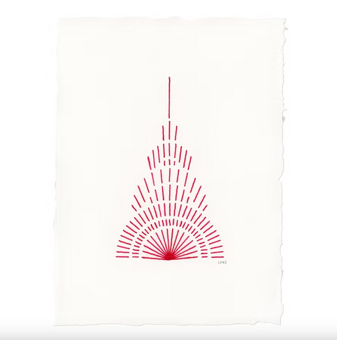 Chrysler Building Fiber Artwork
