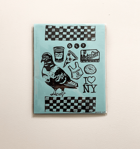 A NY State Of Mind *Limited Run* Linocut Print - The WonderMart