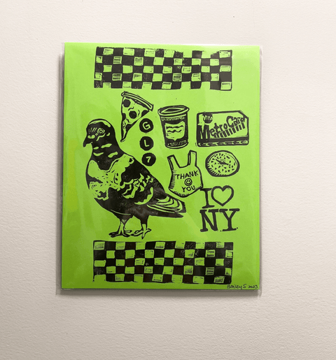 A NY State Of Mind *Limited Run* Linocut Print - The WonderMart