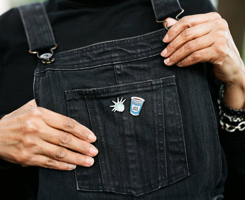 NYC Enamel Pin Duo