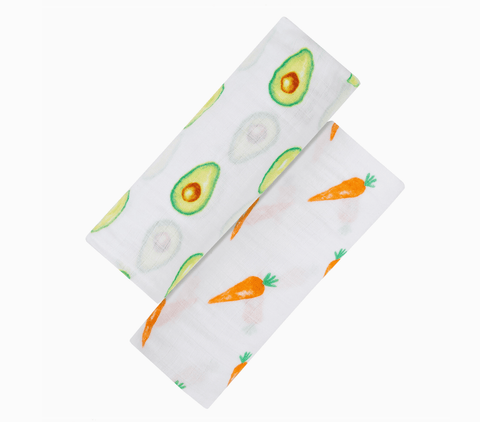Avo Cuddle Organic Cotton Muslin Swaddle Set - The WonderMart