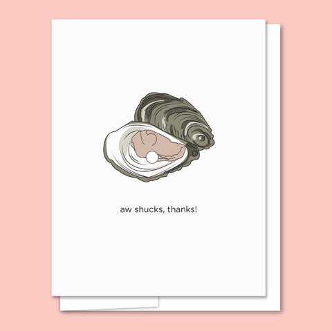 Aw Shucks, Thanks! Card - The WonderMart