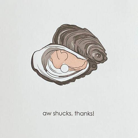 Aw Shucks, Thanks! Card - The WonderMart