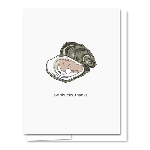 Aw Shucks, Thanks! Card - The WonderMart