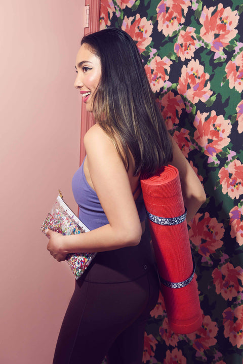 Rainbow Confetti Clutch
