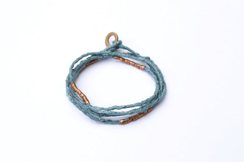 Beaded Silk Wrap Bracelet - The WonderMart