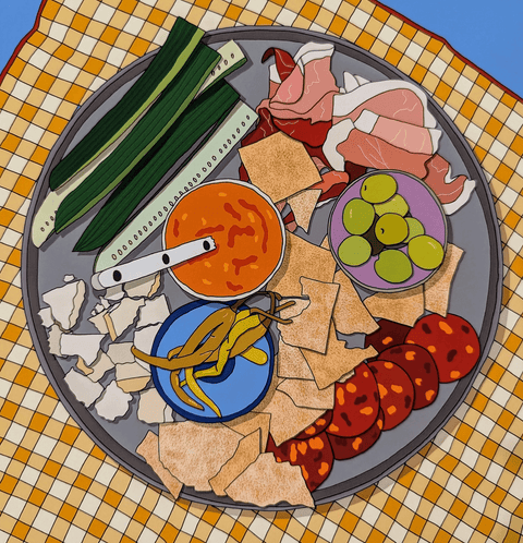 Charcuterie Picnic Print - The WonderMart