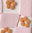 Checker Flower Hair Clip - The WonderMart