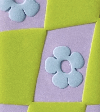 Checker Flower Hair Clip - The WonderMart