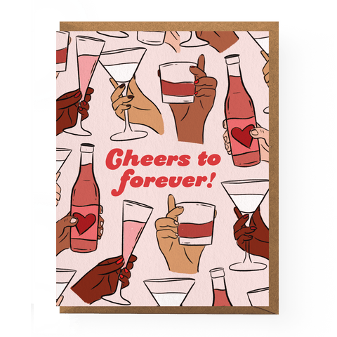 Cheers To Forever Card - The WonderMart