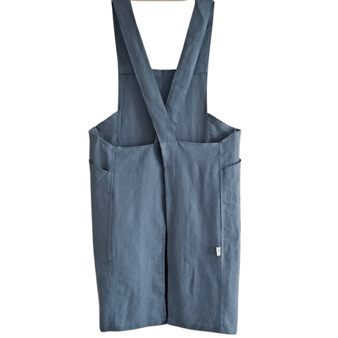 Crossback Linen Apron - The WonderMart