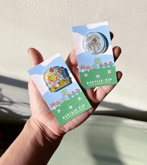 Cute Acrylic Pin - The WonderMart
