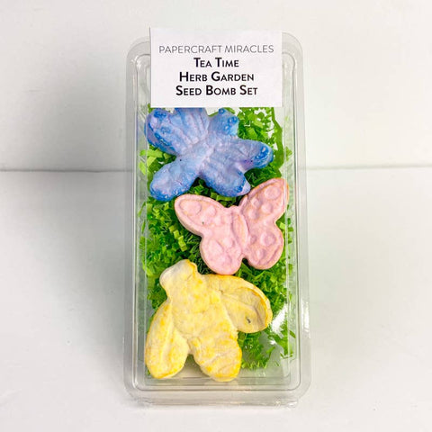 Tea Time Herb Garden Seed Bomb Set