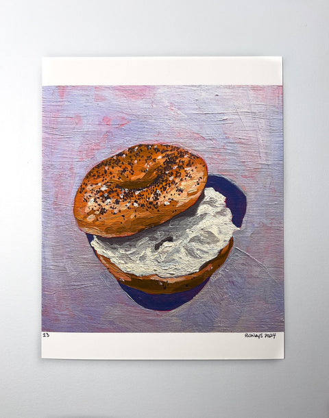 Everything Bagel Print - The WonderMart