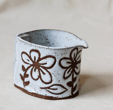 Farmhouse Floral Mini Pitcher - The WonderMart