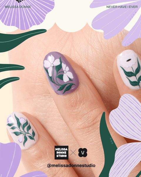FLORAL DAY DREAMS Press - On Nail Kit - The WonderMart