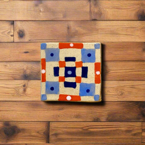 Hand Painted Tile Magnet - The WonderMart