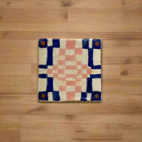 Hand Painted Tile Magnet - The WonderMart