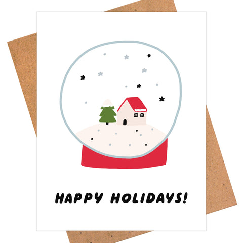Holiday Snow Globe Card - The WonderMart