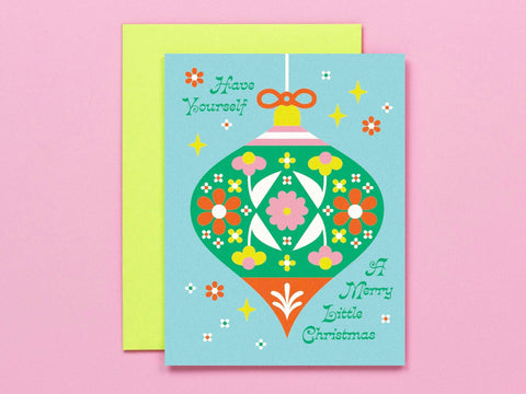 Merry Little Ornaments Holiday Card Set - The WonderMart