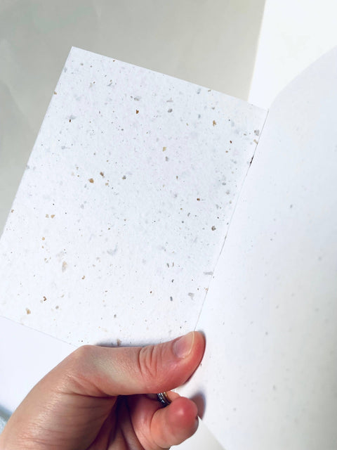 Mini Recycled Coffee Confetti Notebook - The WonderMart