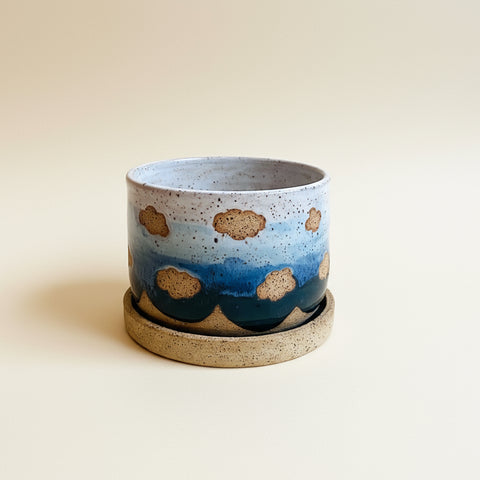 Ombre Clouds Planter - The WonderMart