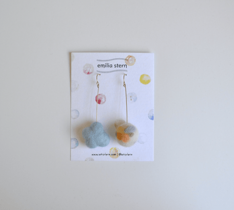 Pastel Flower Mini Mobile Earrings - The WonderMart