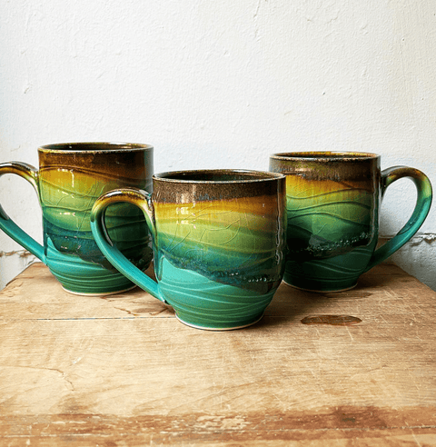 Rainbow Waves Mug - The WonderMart