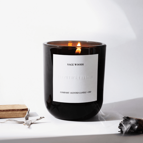 SAGE WOODS Candle - The WonderMart