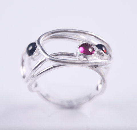 Scribble Ring (Reds No. 1) - The WonderMart