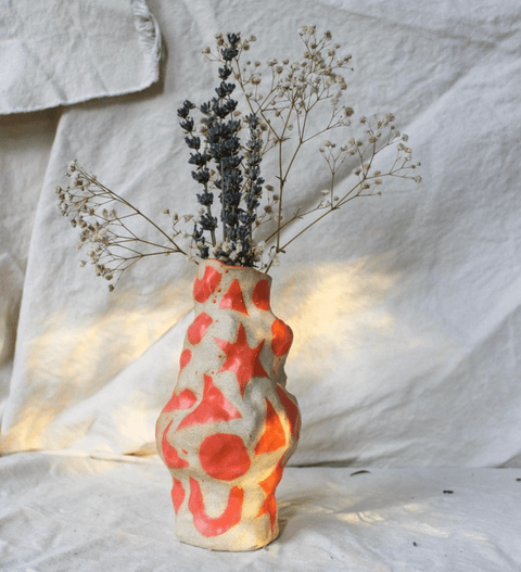 Shapes Vase in Mango - The WonderMart