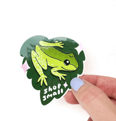 SHOP SMALL Collectible Vinyl Sticker - The WonderMart