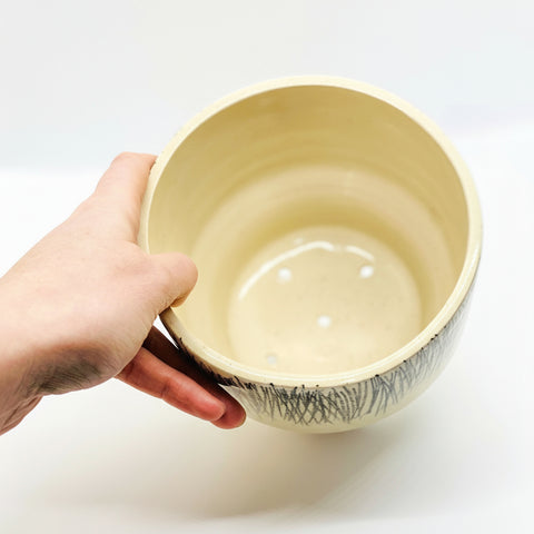 Sketched Angled Planter Pot - The WonderMart