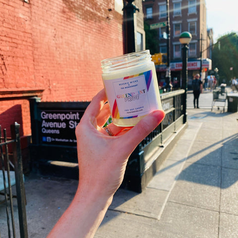The WonderMart x Reverie Wicks Greenpoint PRIDE Candle - The WonderMart