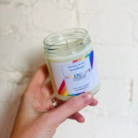 The WonderMart x Reverie Wicks Greenpoint PRIDE Candle - The WonderMart