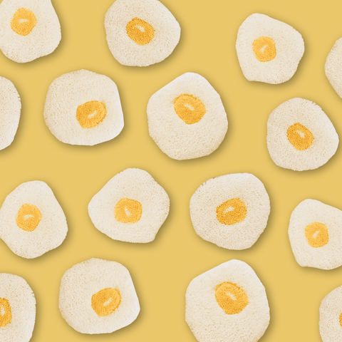Tufted Fried Egg Coaster - The WonderMart