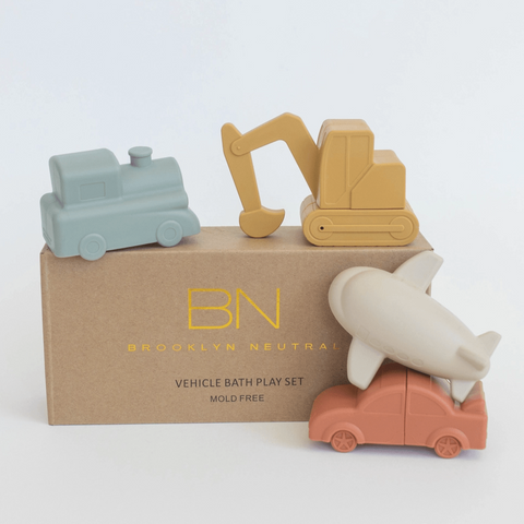 Vehicle Bath Toy Set - The WonderMart