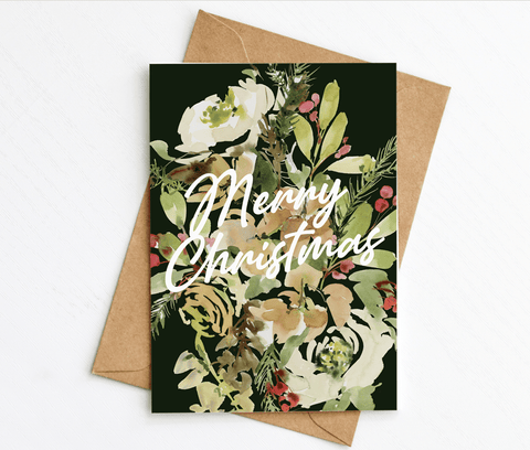 Winter Bouquet Card - The WonderMart