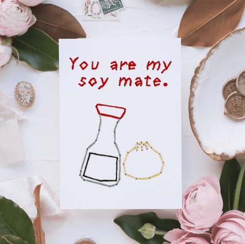 You Are My Soy - Mate Card - The WonderMart