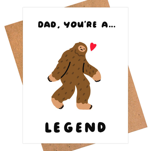 Legendary Dad Card