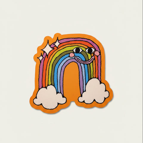Silly Rainbow Sticker