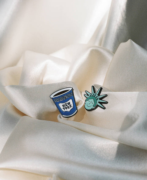 NYC Enamel Pin Duo