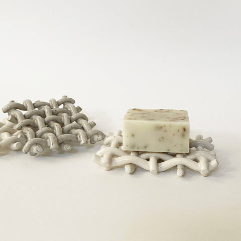 Ceramic Lattice Soap Dish