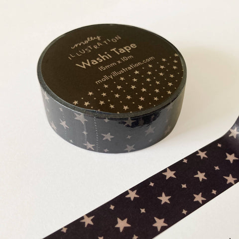 Neutral Stars Decorative Washi Tape