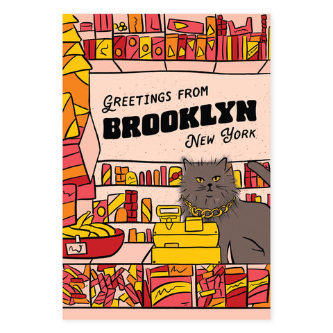 Bodega Cat Postcard